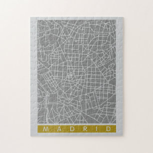Quebra-cabeça Mapa de Madrid
