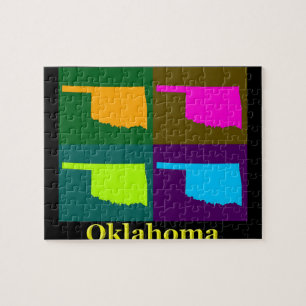 Quebra-cabeça Mapa de Oklahoma