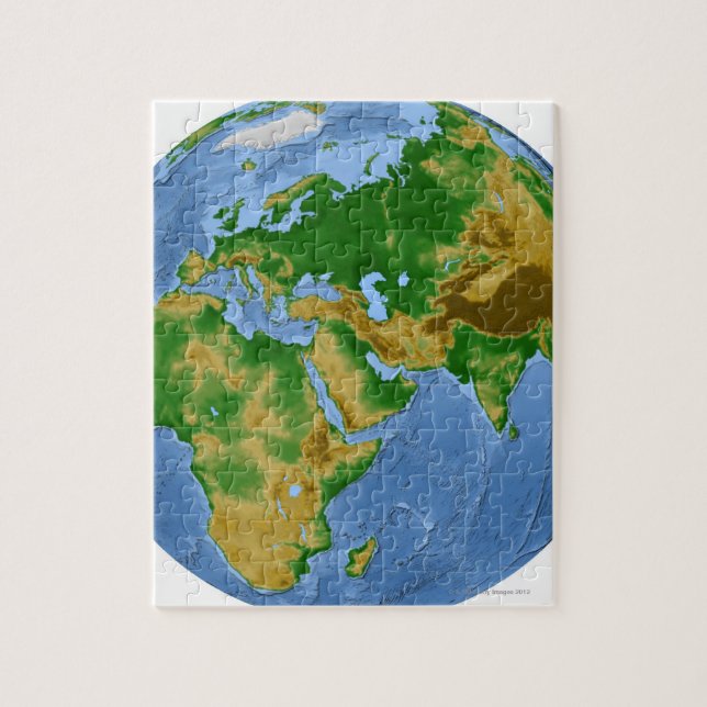 Quebra-cabeça Mapa de Vegetação 3 (Vertical)