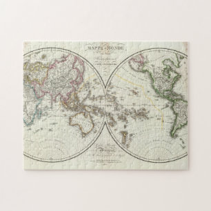 Quebra-cabeça Mapa do Atlas de Paris