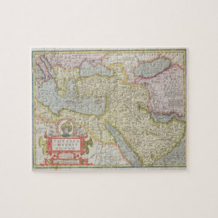 Quebra-cabeça Mapa do império turco, do Mercator 'Atla