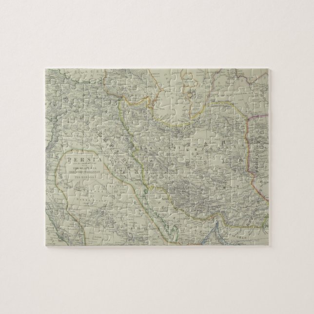 Quebra-cabeça Mapa do Médio Oriente (Horizontal)