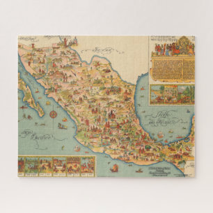 Quebra-cabeça Mapa do México