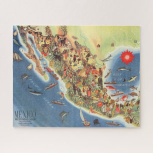 Quebra-cabeça Mapa do México por Miguel Gomez Medina