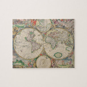 Quebra-cabeça Mapa do mundo antigo