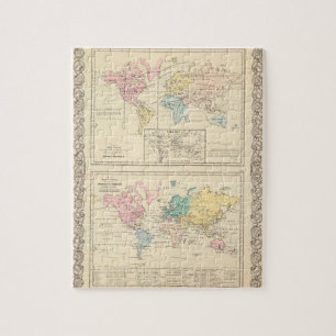 Quebra-cabeça Mapa do mundo geriátrico 20_Maps da antiguidade