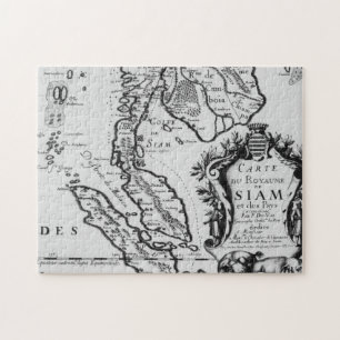 Quebra-cabeça Mapa do reino de Sião