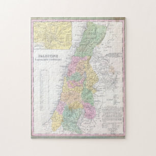 Quebra-cabeça Mapa Histórico do Estado da Palestina de 1836