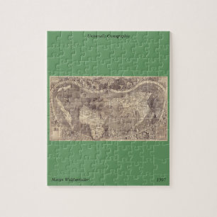 Quebra-cabeça Mapa Mundial de Martin Waldseemuller 1507