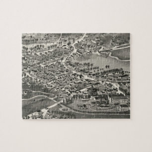 Quebra-cabeça Mapa pictórico do vintage das MÃES do sanduíche