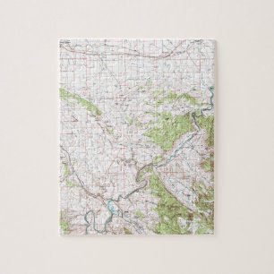 Quebra-cabeça Mapa topográfico