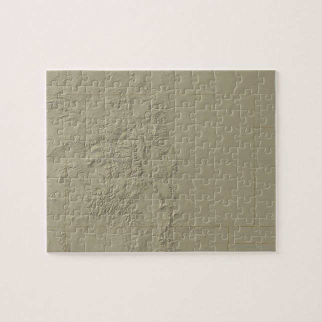 Quebra-cabeça Mapa Topográfico do Colorado (Horizontal)