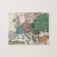 Mapa Vintage Europe