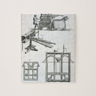 Quebra-cabeça Maquinaria balística romana, 'do Encyclopedie