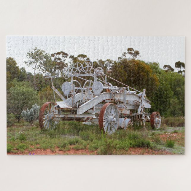 Quebra-cabeça Máquinas de fazenda antiga, Outback Austrália (Horizontal)