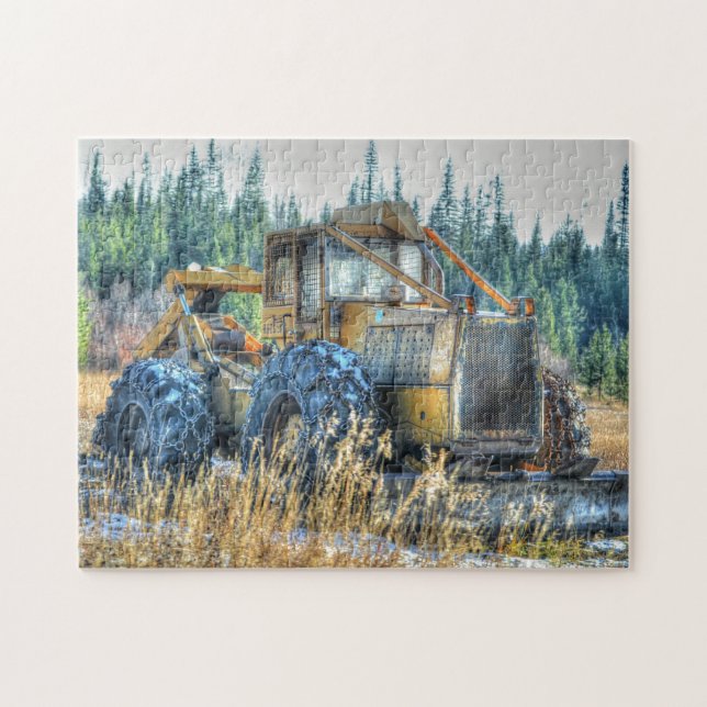 Quebra-cabeça Máquinas De fazenda, Trator, Anel Traseiro, Veícul (Horizontal)