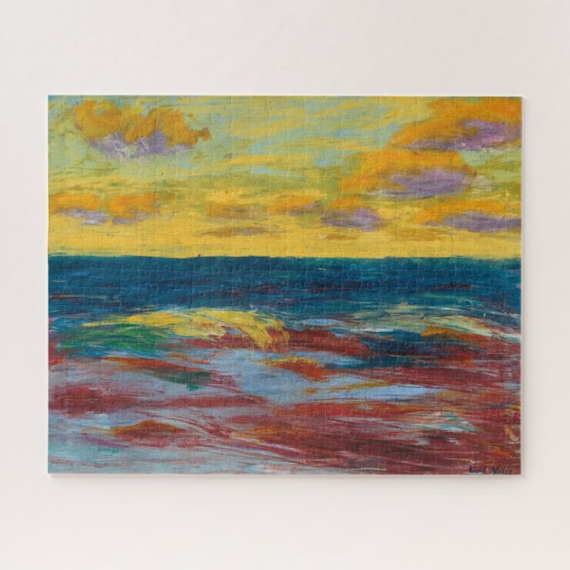 Quebra-cabeça Mar de Alsen | Emil Nolde | (Horizontal)