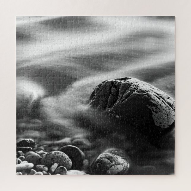 Quebra-cabeça Mar de exposição longa (Vertical)