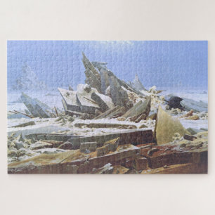 Quebra-cabeça Mar de Gelo (por Caspar David Friedrich)