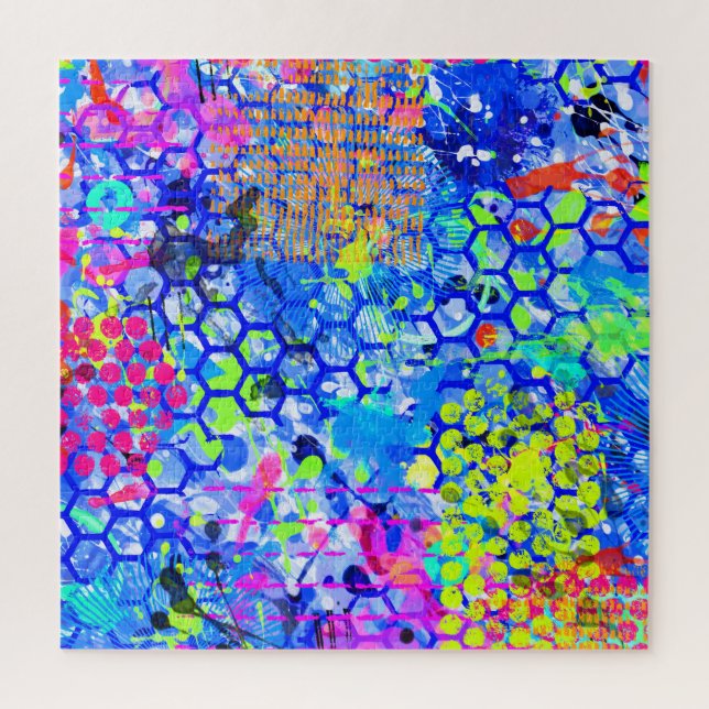 Quebra-cabeça Mar de grafite (Vertical)