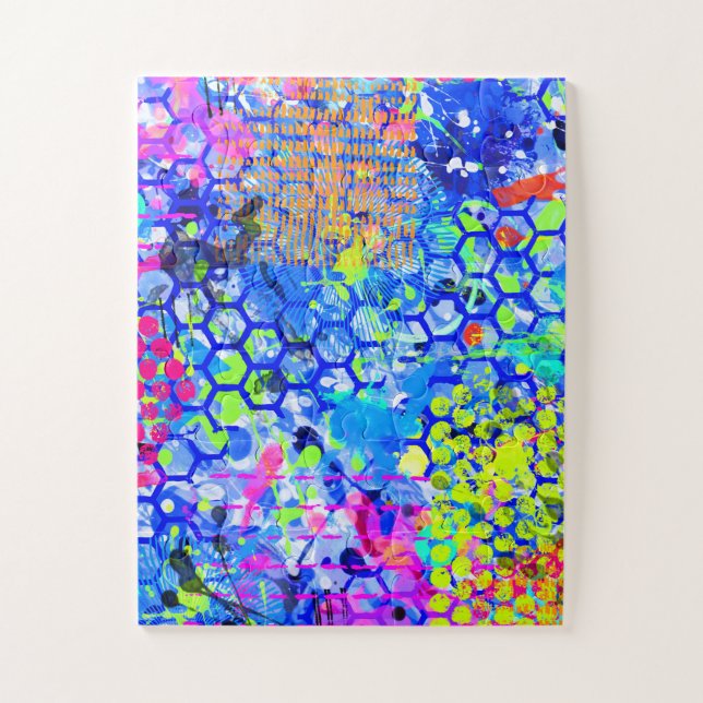 Quebra-cabeça Mar de grafite (Vertical)