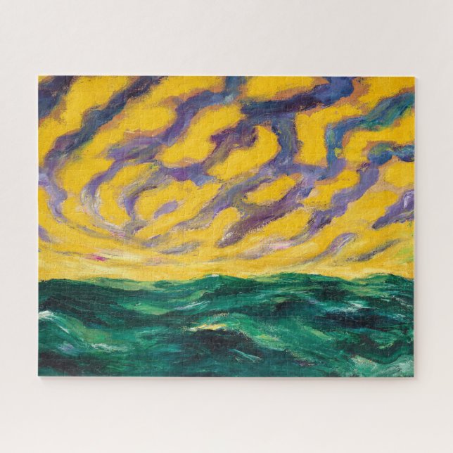 Quebra-cabeça Mar de Outono | Emil Nolde | (Horizontal)