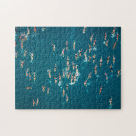 Quebra-cabeça mar desportivo natação