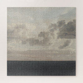 Quebra-cabeça Mar escuro, Petróleo na canvas, arte de colheita,