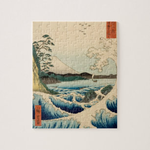 Quebra-cabeça Mar Japonês de Satta Hiroshige Art