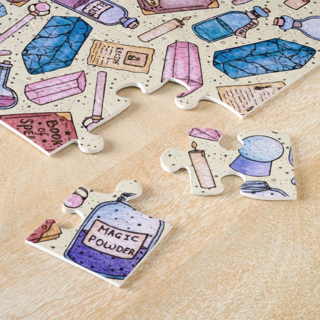 Quebra-cabeça Maravilhas Bruxas Puzzle (Lateral)