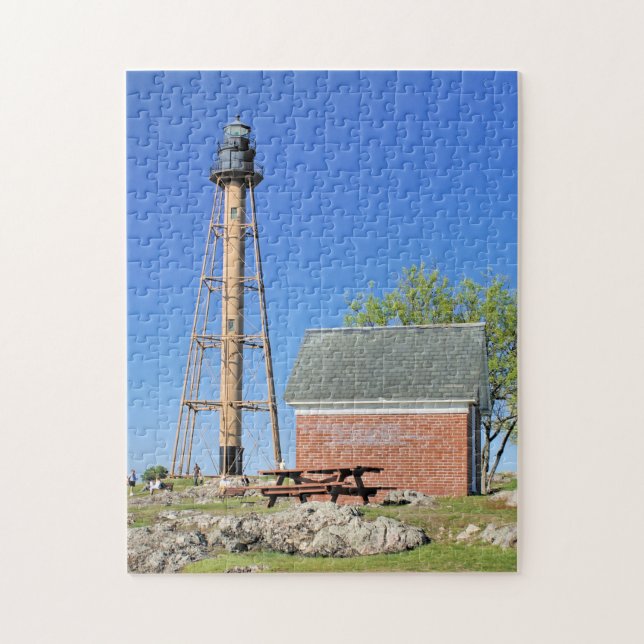 Quebra-cabeça Marblehead Lighthouse, Massachusetts MÃE Quebra-ca (Vertical)