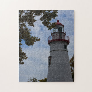 Quebra-cabeça Marblehead Lighthouse photo created on a