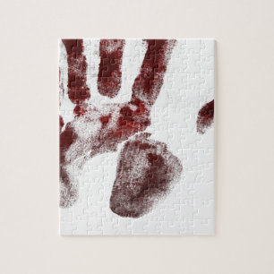 Quebra-cabeça Marca de sangue serial assassino