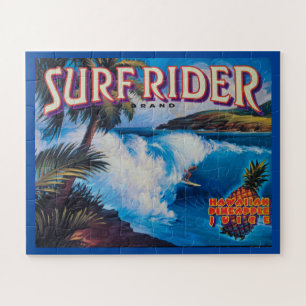 Quebra-cabeça marca de surf do abacaxi