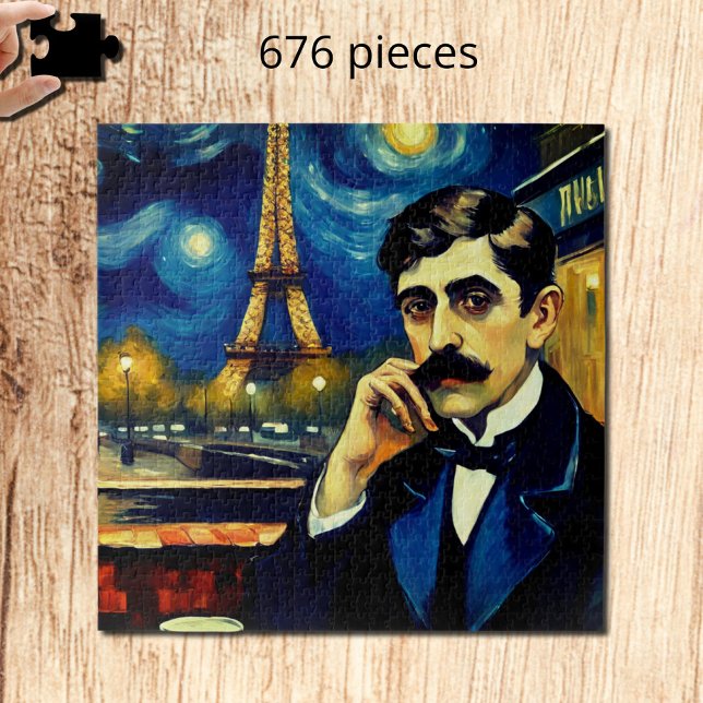 Quebra-cabeça Marcel Proust em Paris - fantasia (Criador carregado)