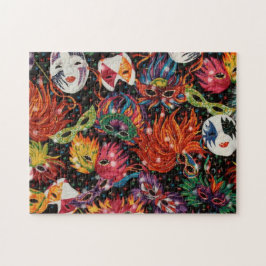 Quebra-cabeça Mardi Gras Máscaras 2