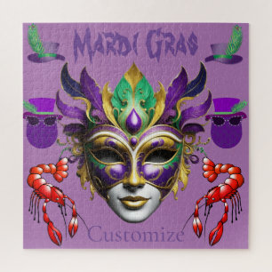 Quebra-cabeça Mardi Gras Mask Thunder_Cove