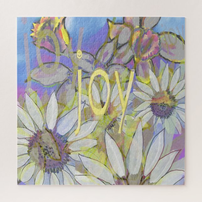 Quebra-cabeça Margarida e Daffodils: Sonhos Florais de Alegria (Vertical)