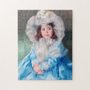 Quebra-cabeça Margot em azul, Mary Cassatt
