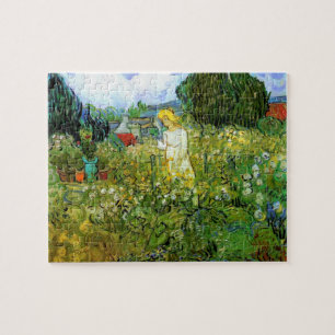 Quebra-cabeça Marguerite Gachet no Jardim por Vincent van Gogh