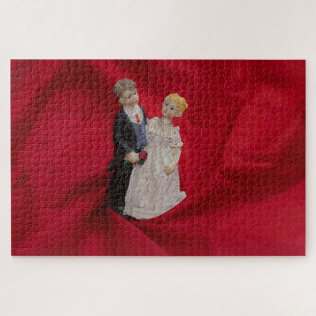 Quebra-cabeça Marido e Esposa (Celebração do Casamento do Dia do (Horizontal)