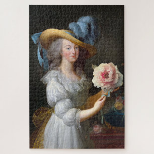 Quebra-cabeça Marie Antoinette com Flor de Anêmona Rosa