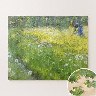 Quebra-cabeça Marie Krøyer no Jardim em Skagen-PS Kroyer