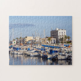 Quebra-cabeça Marina de Portixol ao anoitecer - Palma de Mallorc