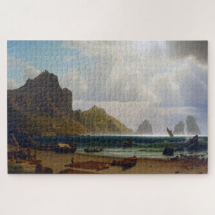 Quebra-cabeça Marina Piccola, Capri, Albert Bierstadt