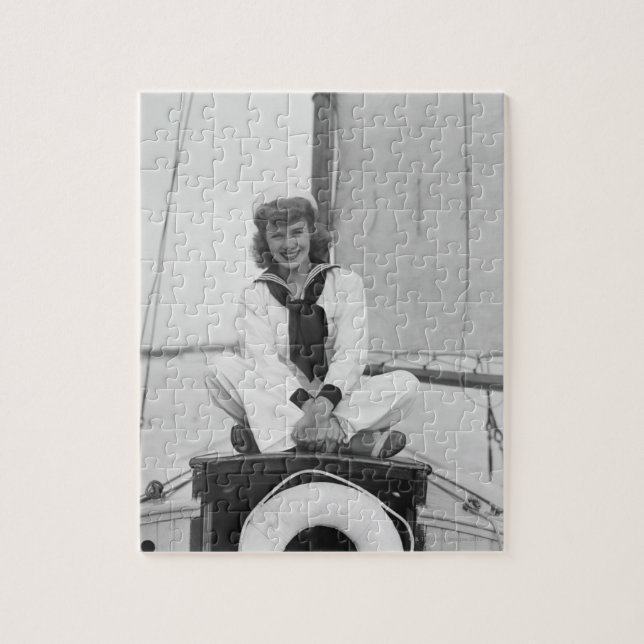 Quebra-cabeça Marinheiro da mulher (Vertical)