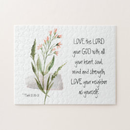 Quebra-cabeça Mark 12:30-31 AME o SENHOR seu DEUS