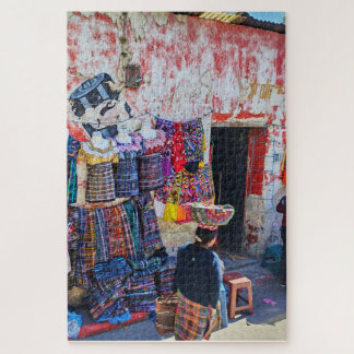 Quebra-cabeça Market Entrance Scene