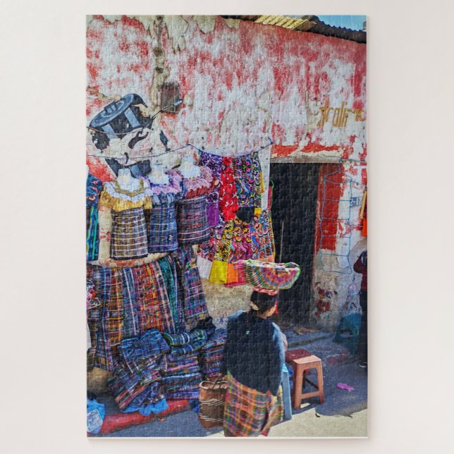 Quebra-cabeça Market Entrance Scene (Vertical)