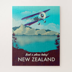 Quebra-cabeça Marque um avião hoje! Nova Zelândia